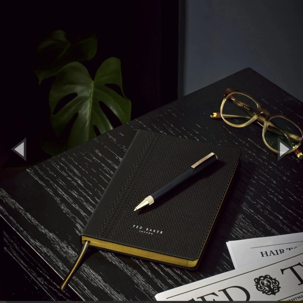 Black Men's Ted Baker Notebook A5